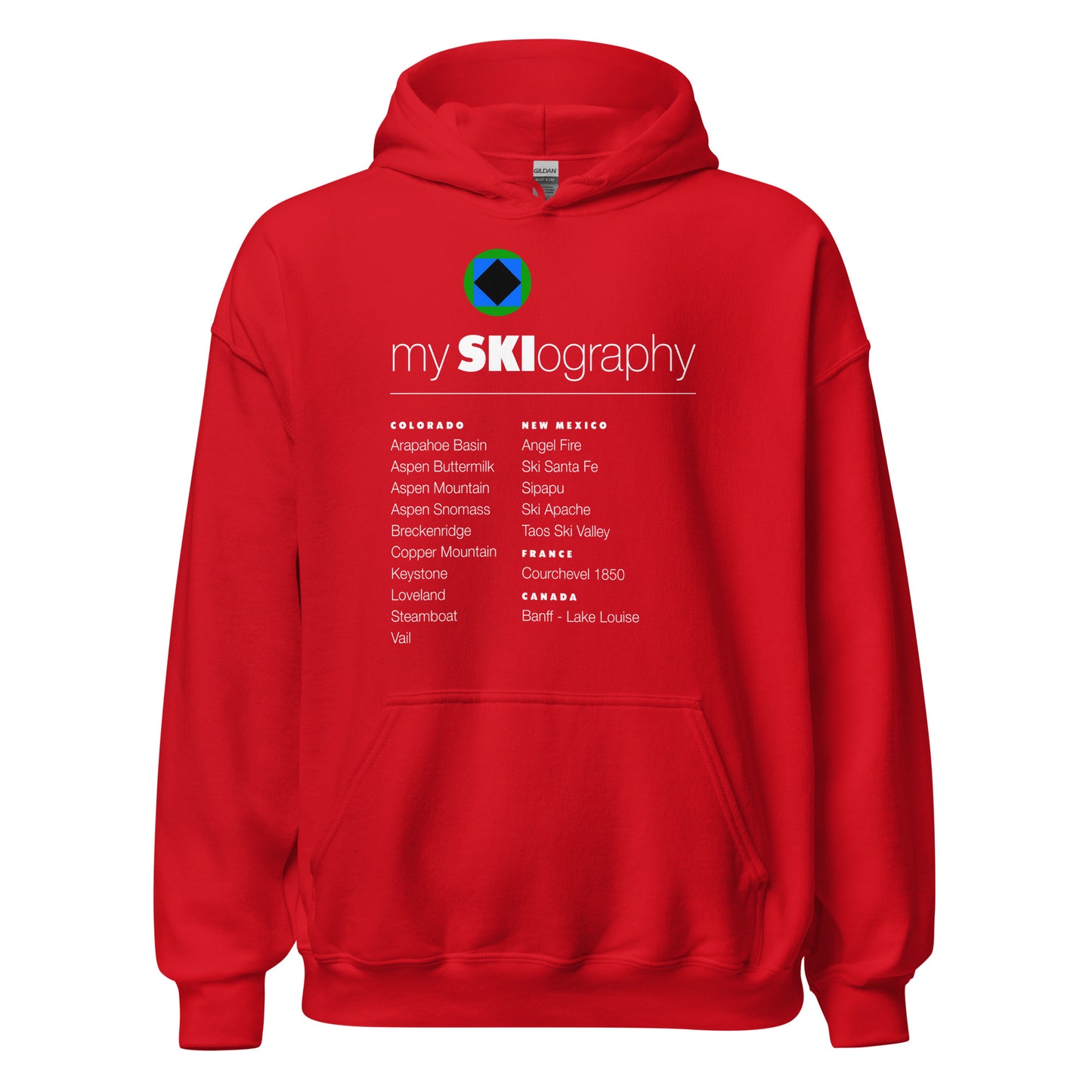 CS0001 - 01004 - mySKIography Unisex Hoodie