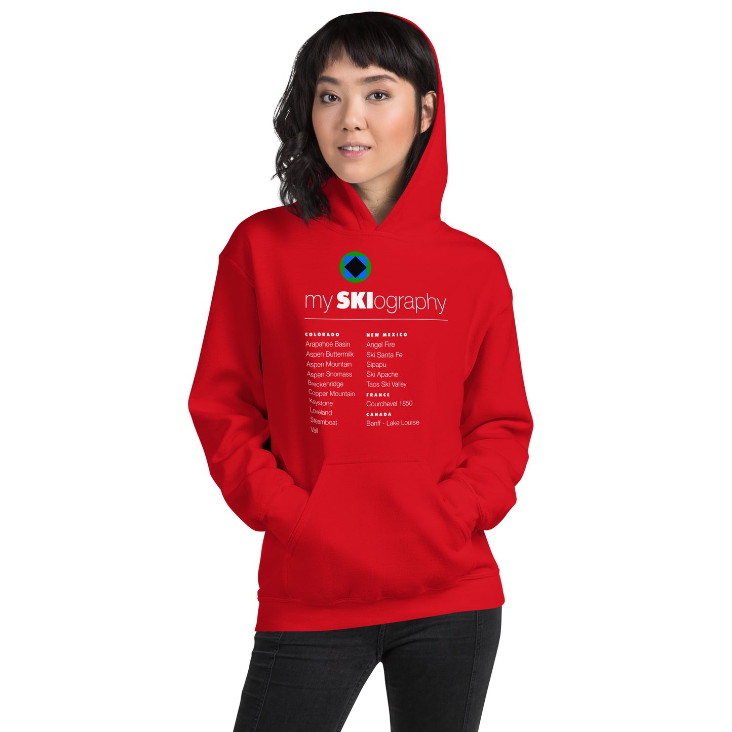 CS0001 - 01004 - mySKIography Unisex Hoodie