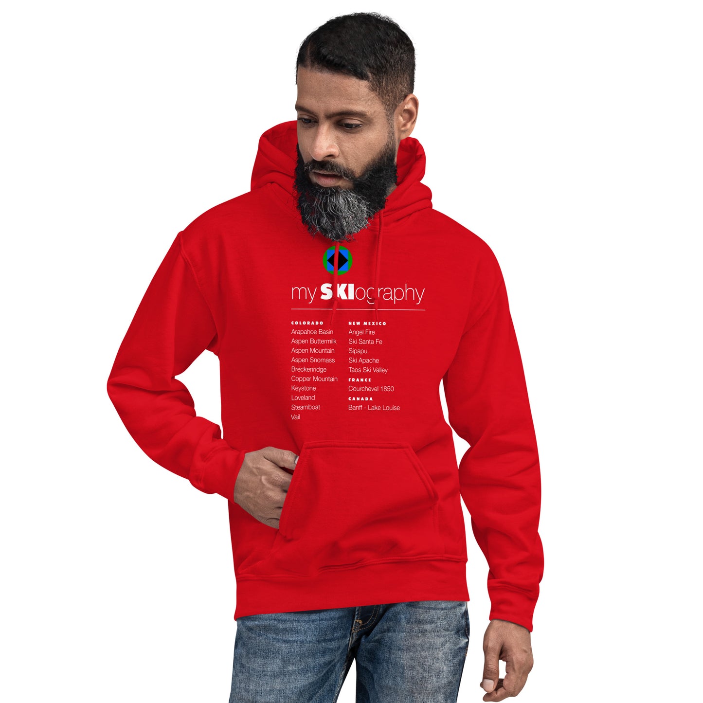 CS0001 - 01004 - mySKIography Unisex Hoodie