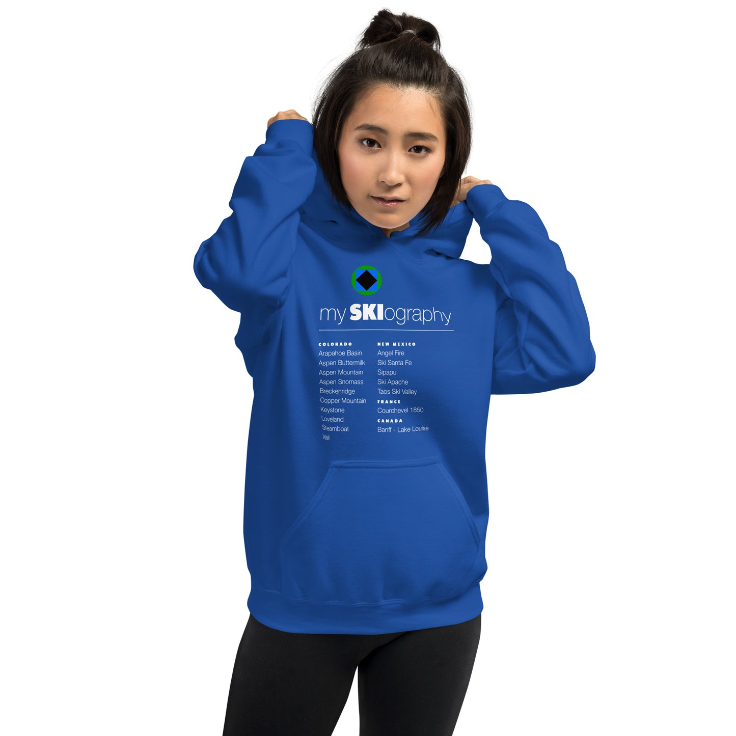 CS0001 - 01004 - mySKIography Unisex Hoodie