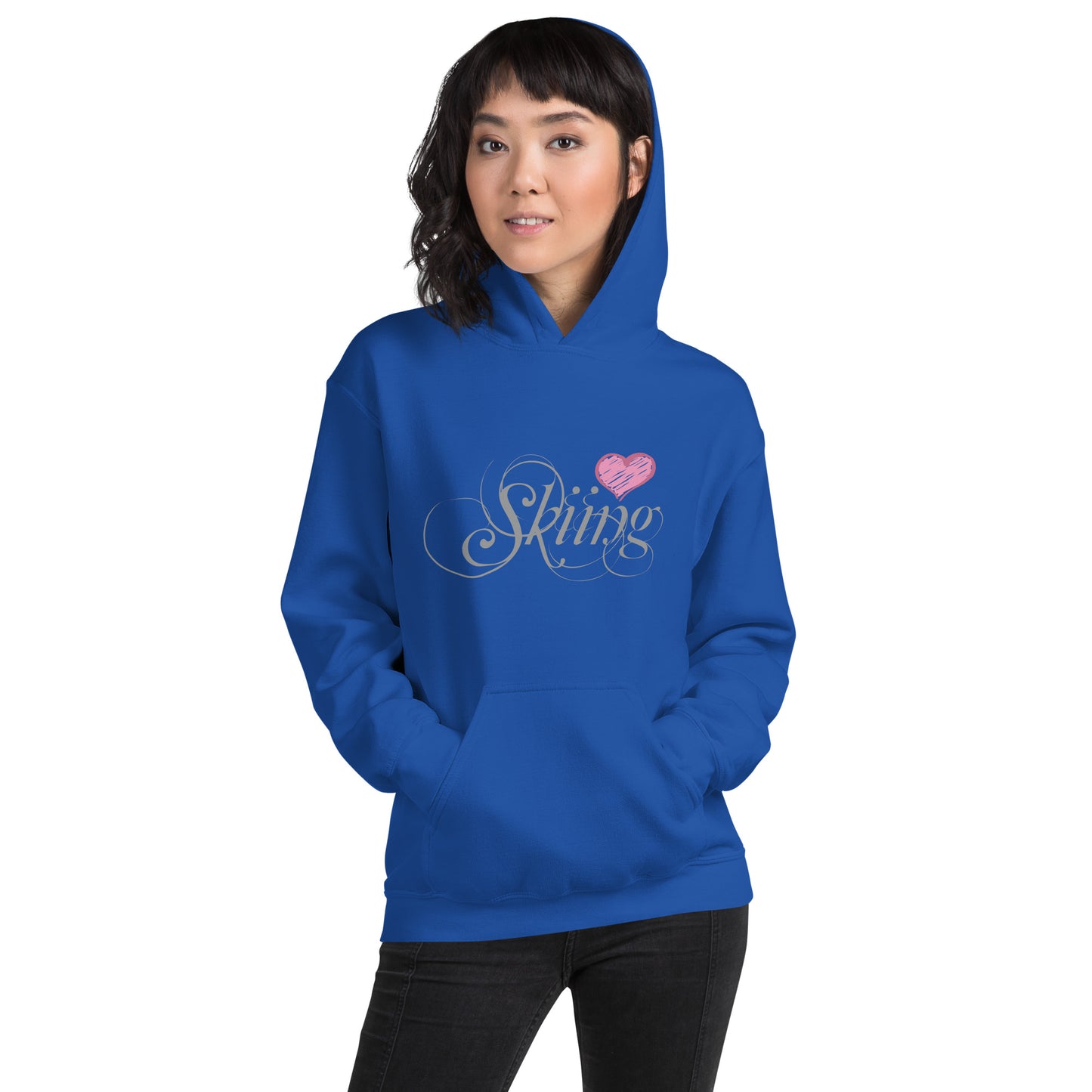 CS0047 - 02004 - Love Skiing/Women's Hoodie