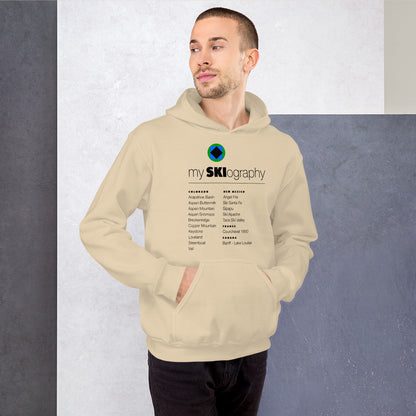 CS0001 - 01004 - mySKIography Unisex Hoodie