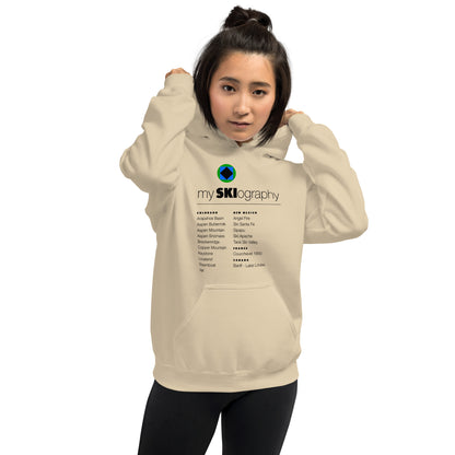 CS0001 - 01004 - mySKIography Unisex Hoodie