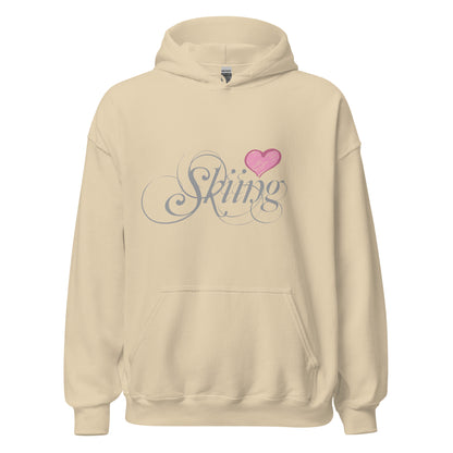 CS0047 - 02004 - Love Skiing/Women's Hoodie