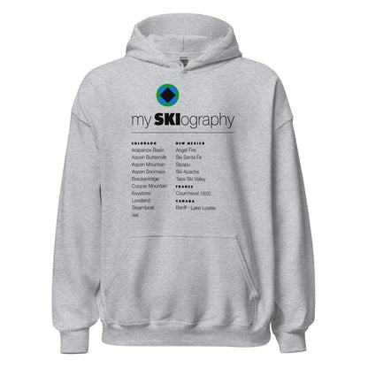 CS0001 - 01004 - mySKIography Unisex Hoodie