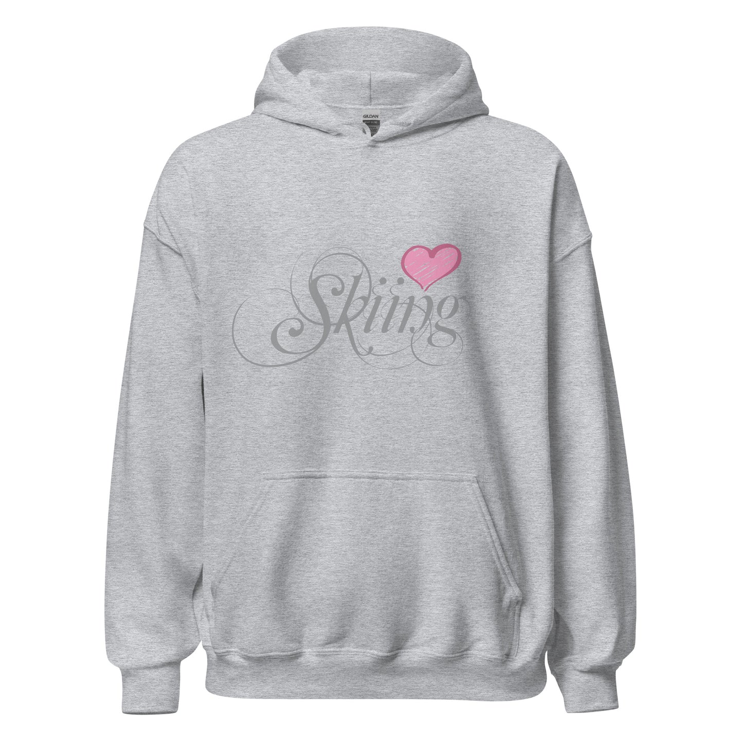 CS0047 - 02004 - Love Skiing/Women's Hoodie