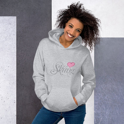 CS0047 - 02004 - Love Skiing/Women's Hoodie