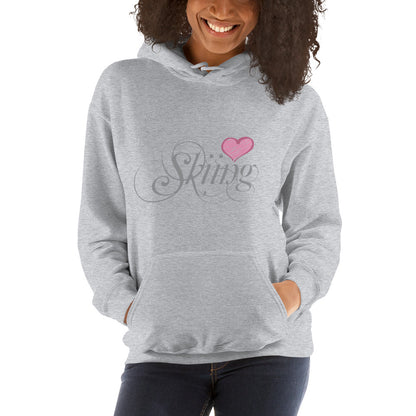 CS0047 - 02004 - Love Skiing/Women's Hoodie