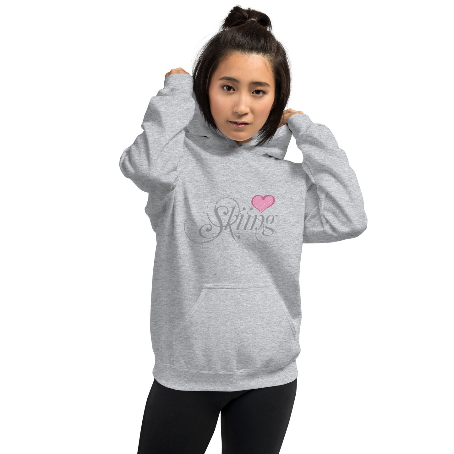 CS0047 - 02004 - Love Skiing/Women's Hoodie