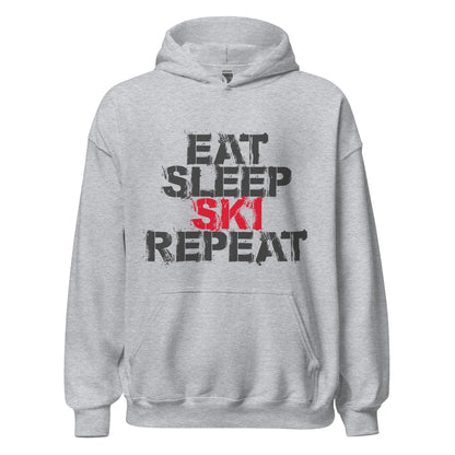 CS0048 - 01004 - Eat Sleep Ski Repeat Unisex Hoodie