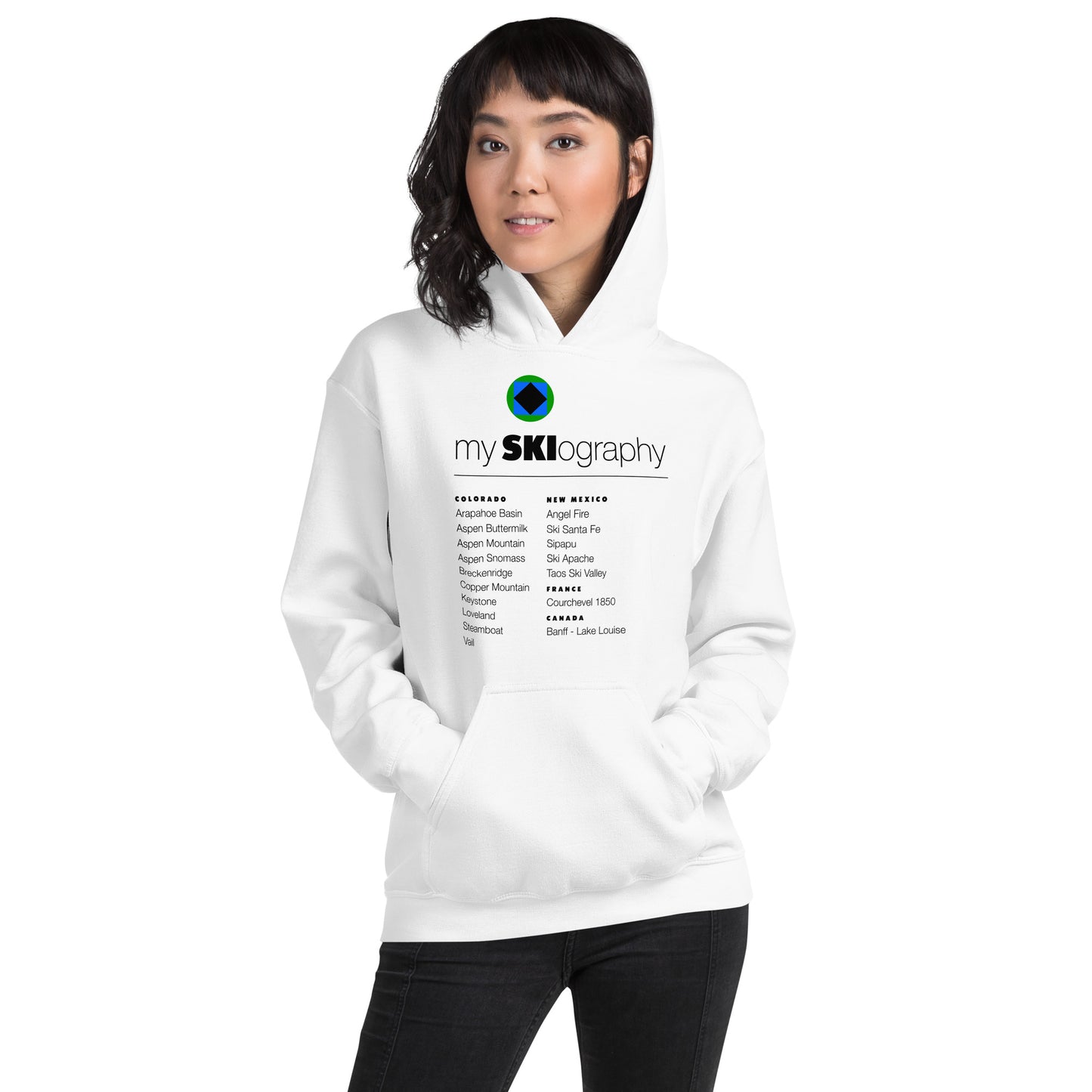 CS0001 - 01004 - mySKIography Unisex Hoodie