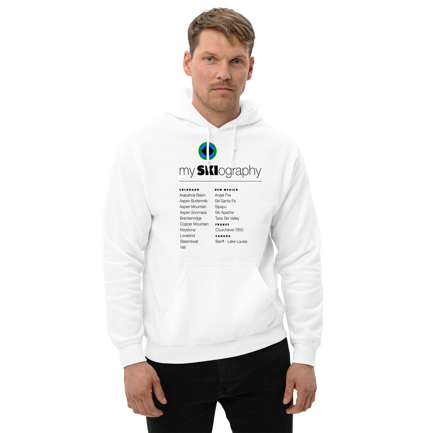 CS0001 - 01004 - mySKIography Unisex Hoodie