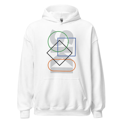 CS0044 - 01004 - SKI Icons Outlined Unisex Hoodie