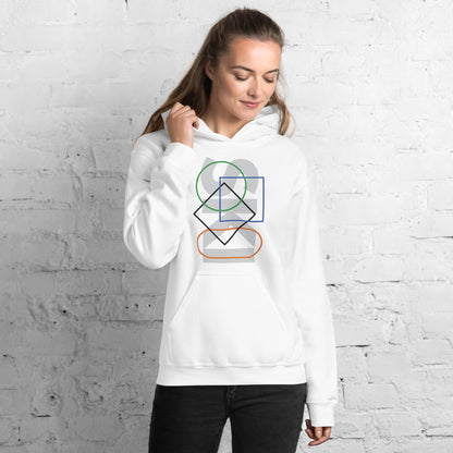 CS0044 - 01004 - SKI Icons Outlined Unisex Hoodie