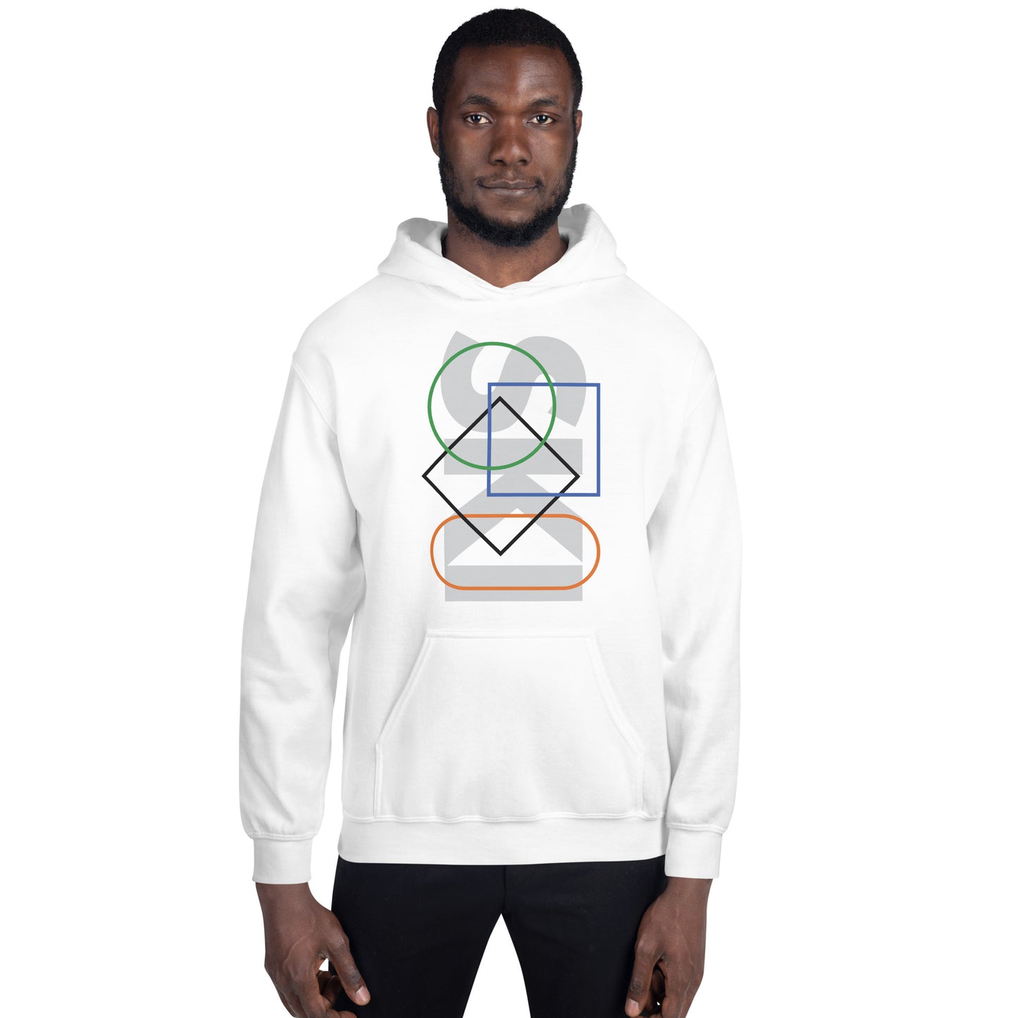 CS0044 - 01004 - SKI Icons Outlined Unisex Hoodie