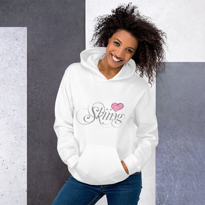 CS0047 - 02004 - Love Skiing/Women's Hoodie