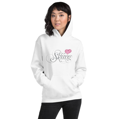 CS0047 - 02004 - Love Skiing/Women's Hoodie