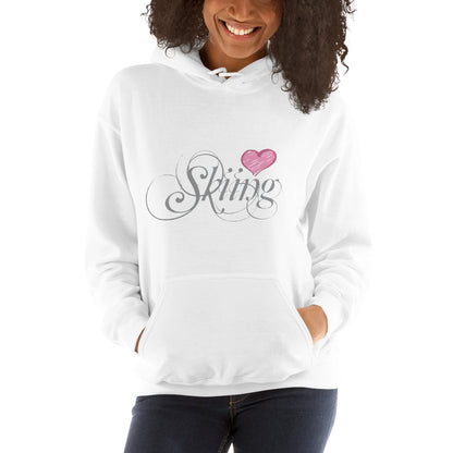 CS0047 - 02004 - Love Skiing/Women's Hoodie