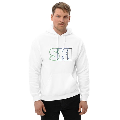 CS0052 - 01004 - SKI Outlined Unisex Hoodie