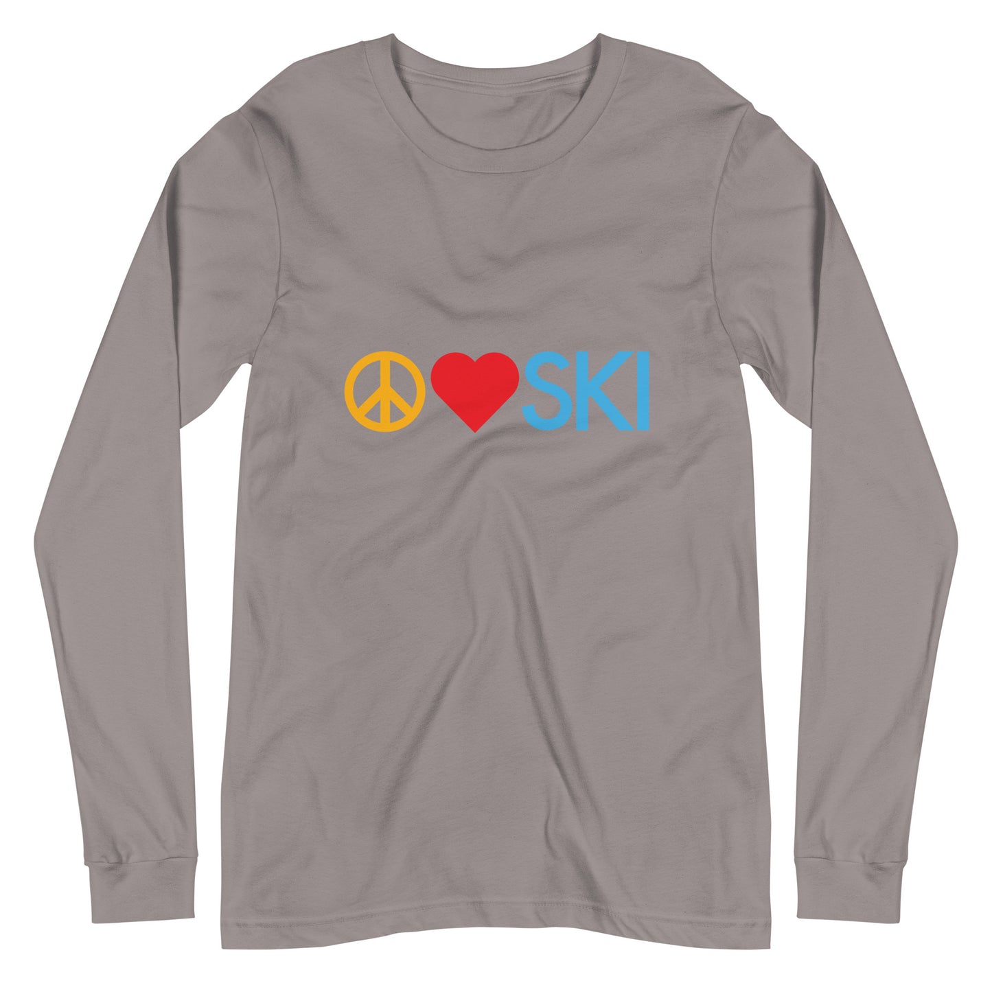 CS0026 - 02001 - Peace | Love | SKI Unisex Long Sleeve Tee