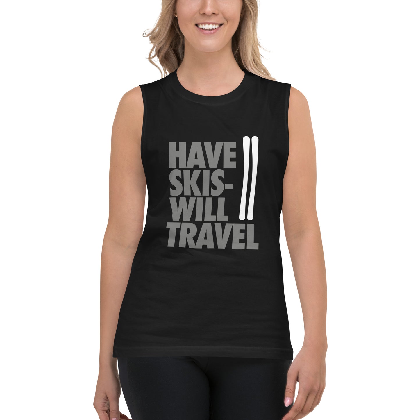 CS0032 - 01003 - Have Skis Will Travel Muscle Shirt