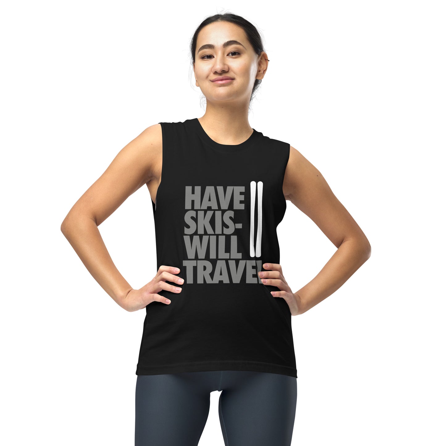 CS0032 - 01003 - Have Skis Will Travel Muscle Shirt