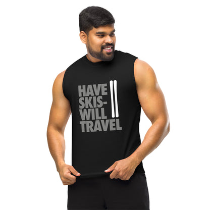 CS0032 - 01003 - Have Skis Will Travel Muscle Shirt