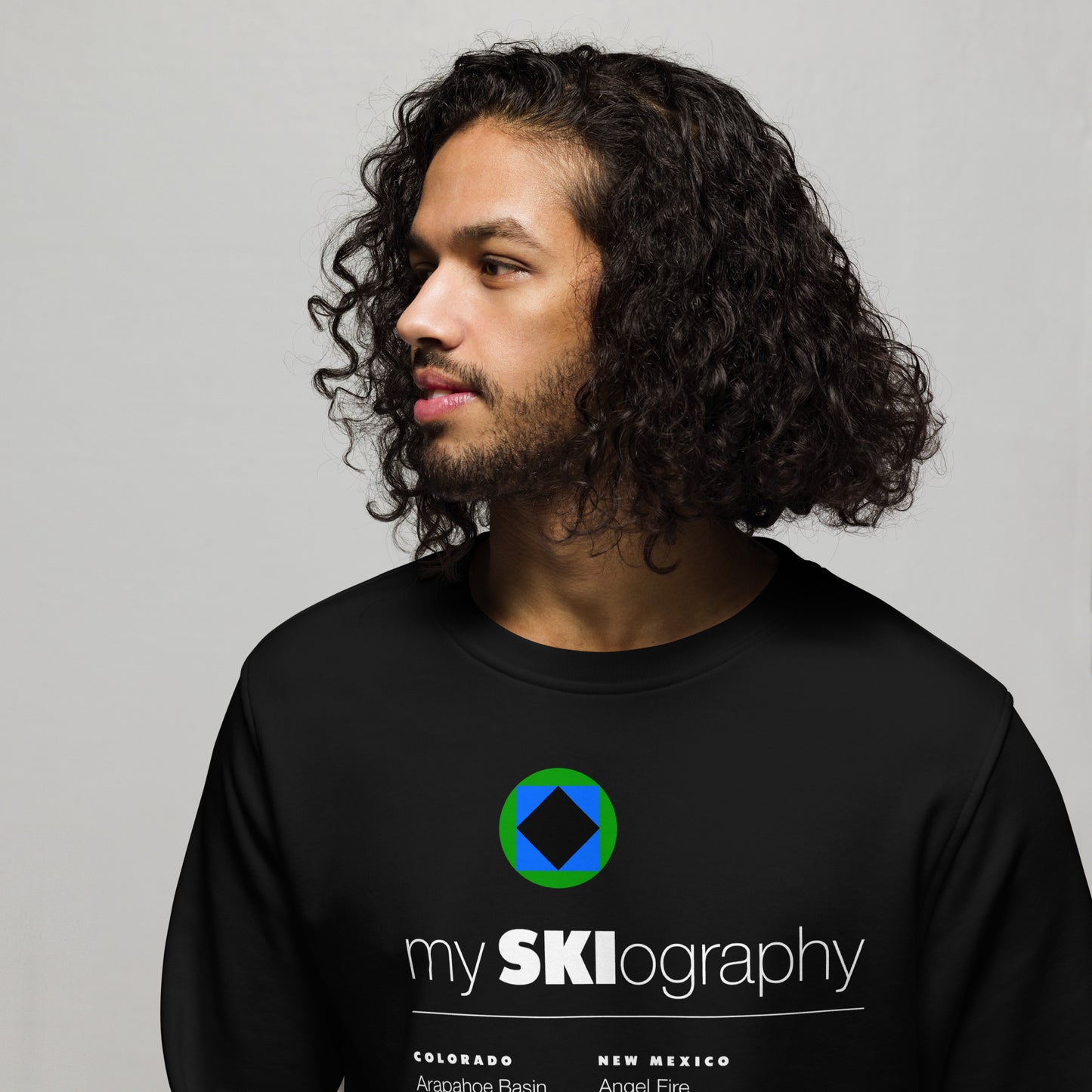 CS0001 - 01005 - mySKIography Unisex organic sweatshirt