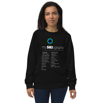 CS0001 - 01005 - mySKIography Unisex organic sweatshirt