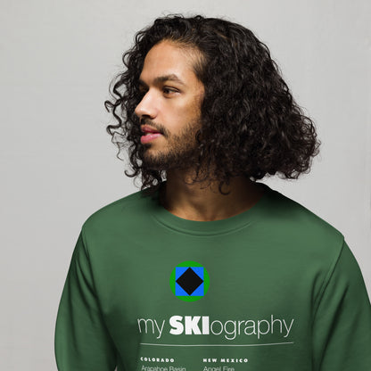 CS0001 - 01005 - mySKIography Unisex organic sweatshirt