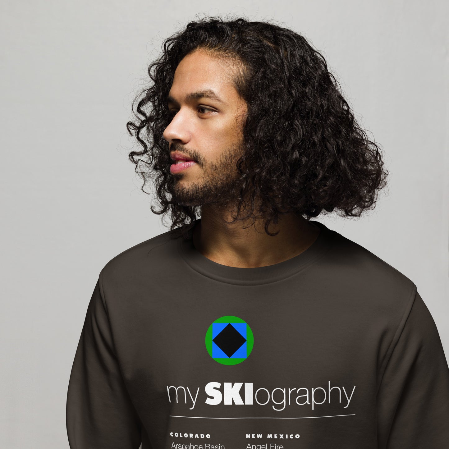 CS0001 - 01005 - mySKIography Unisex organic sweatshirt