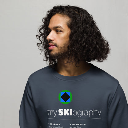 CS0001 - 01005 - mySKIography Unisex organic sweatshirt