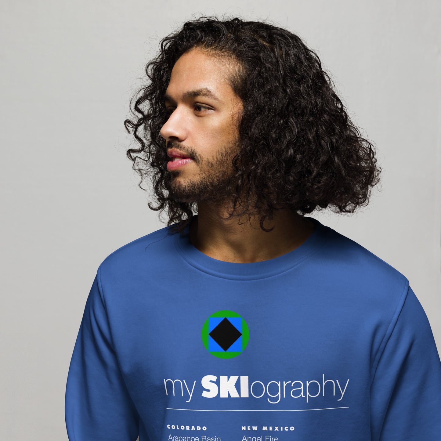 CS0001 - 01005 - mySKIography Unisex organic sweatshirt