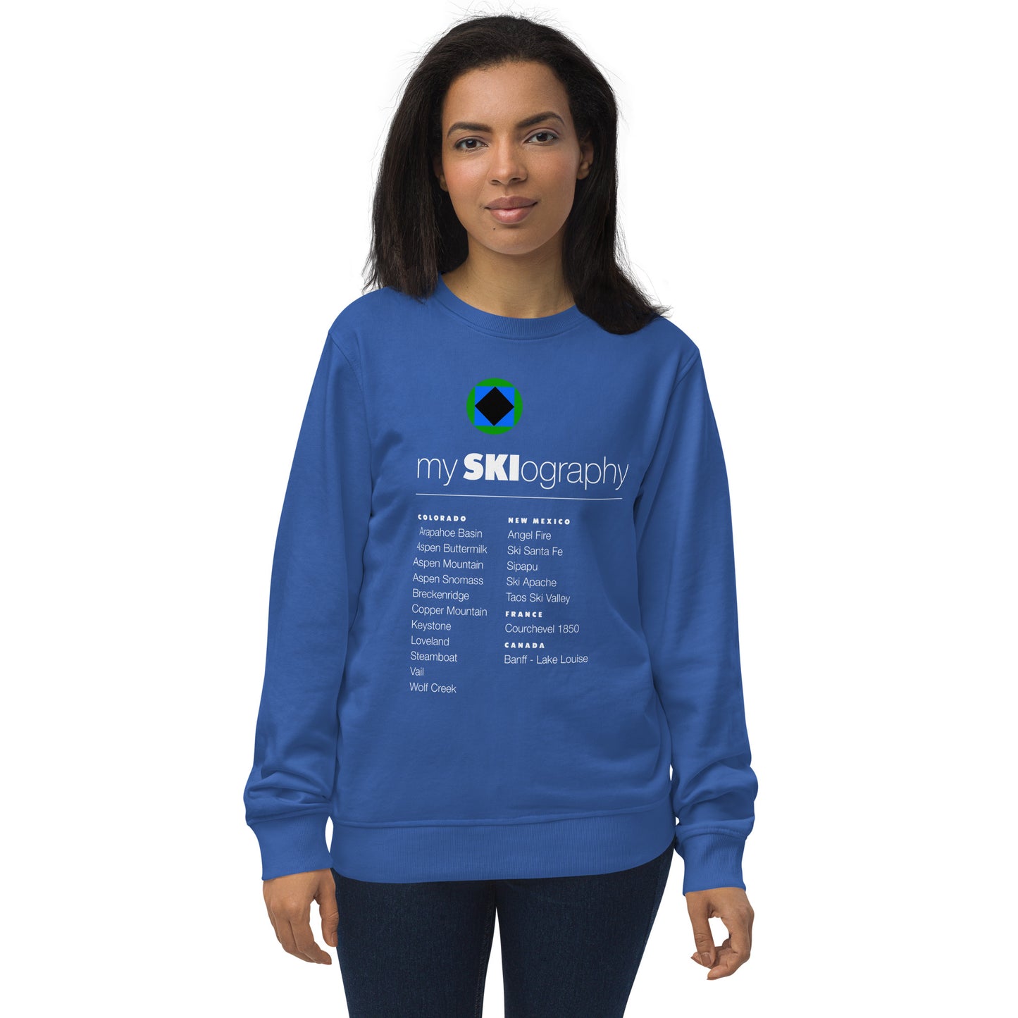 CS0001 - 01005 - mySKIography Unisex organic sweatshirt