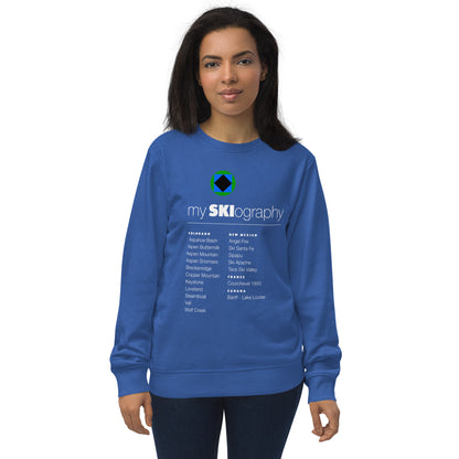 CS0001 - 01005 - mySKIography Unisex organic sweatshirt