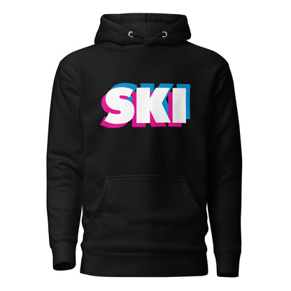 CS0058 - 01004 - 3D SKI Unisex Hoodie