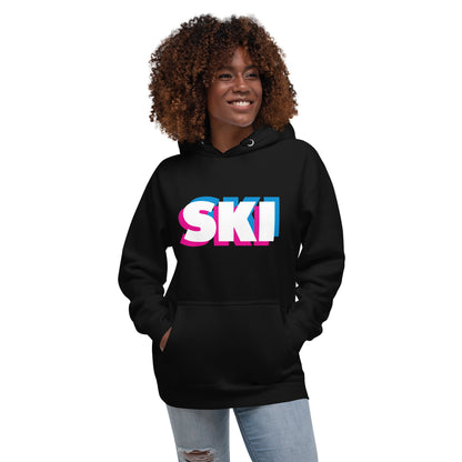 CS0058 - 01004 - 3D SKI Unisex Hoodie