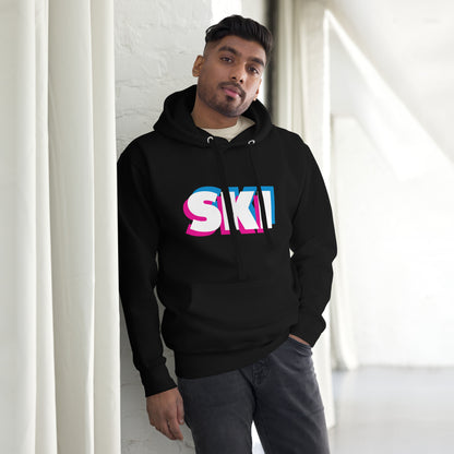 CS0058 - 01004 - 3D SKI Unisex Hoodie