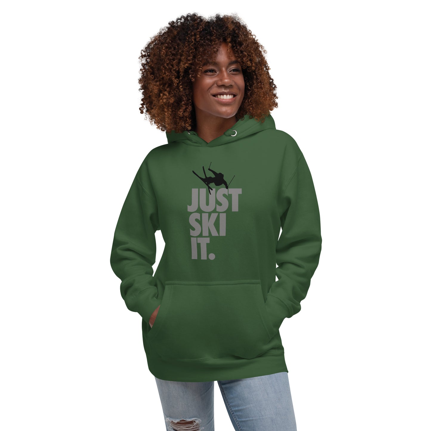 CS0031 - 01004 - Just Ski It Unisex Hoodie