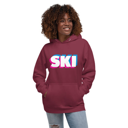 CS0058 - 01004 - 3D SKI Unisex Hoodie