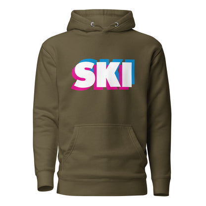 CS0058 - 01004 - 3D SKI Unisex Hoodie