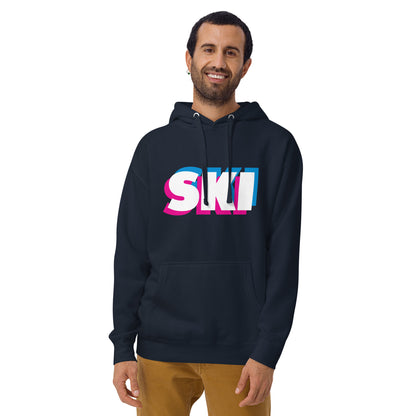 CS0058 - 01004 - 3D SKI Unisex Hoodie