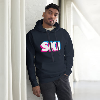 CS0058 - 01004 - 3D SKI Unisex Hoodie