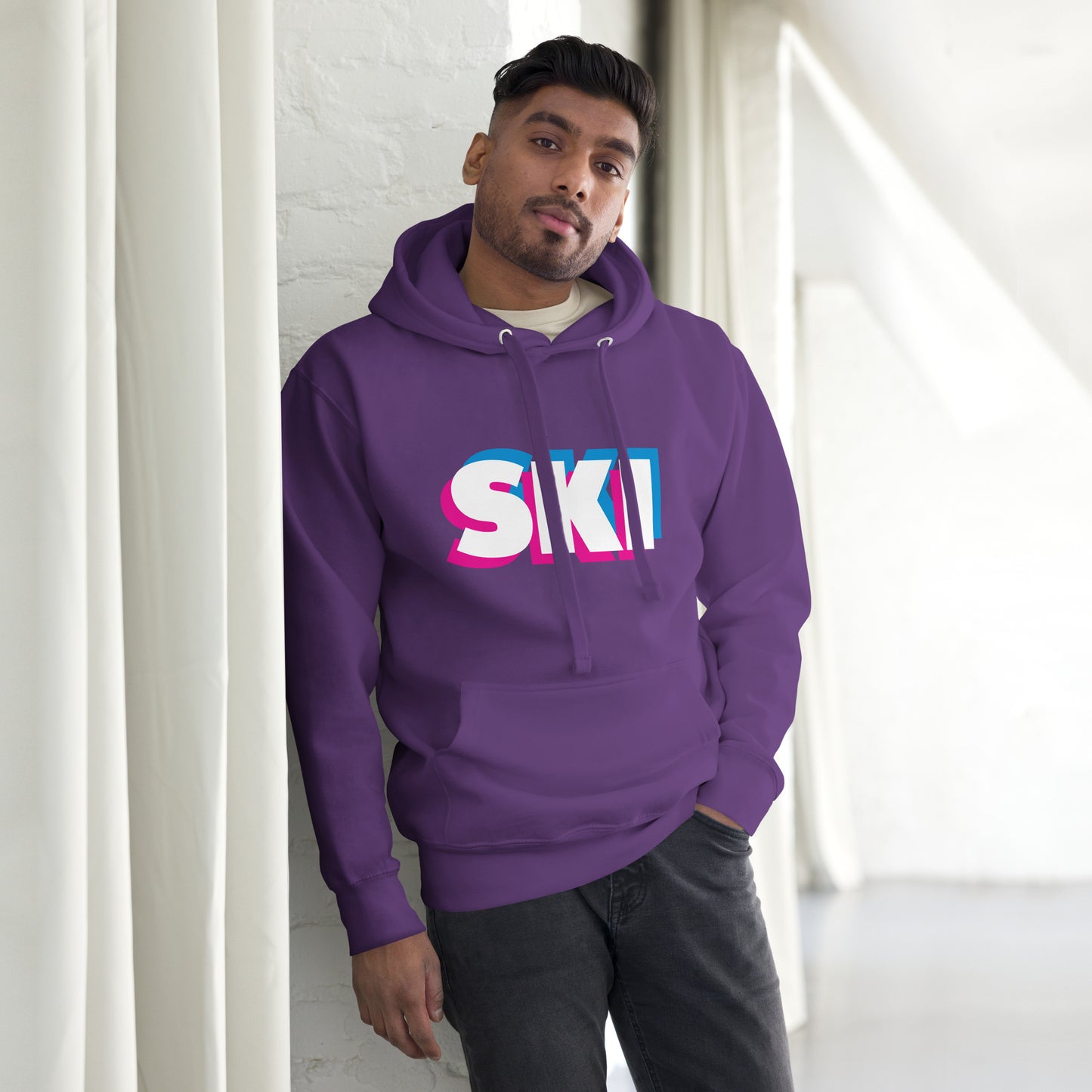 CS0058 - 01004 - 3D SKI Unisex Hoodie