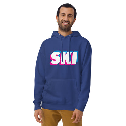 CS0058 - 01004 - 3D SKI Unisex Hoodie