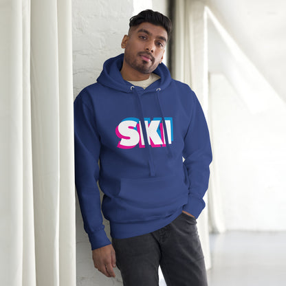 CS0058 - 01004 - 3D SKI Unisex Hoodie