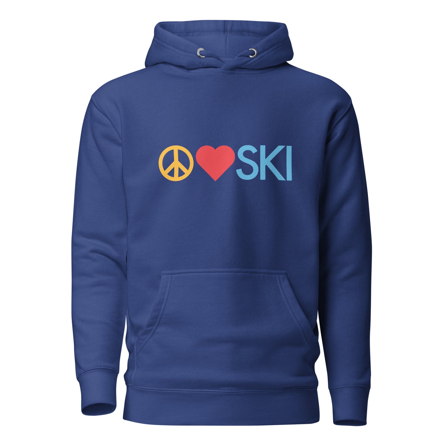 CS0026 - 01004 - Peace | Love | SKI Unisex Hoodie