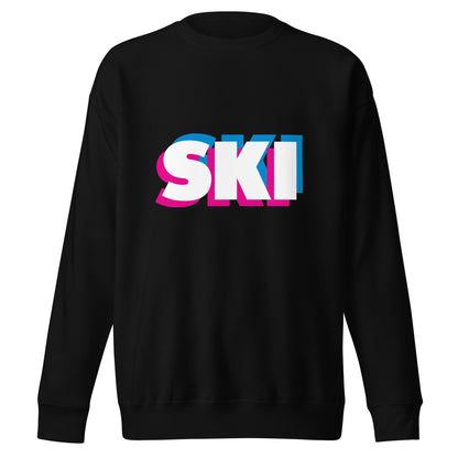 CS0058 - 01005 - 3D SKI Unisex Premium Sweatshirt