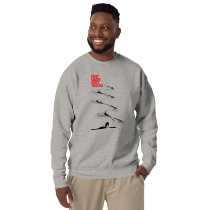 CS0042 - 01001 - First Chair First Tracks Unisex Premium Sweatshirt