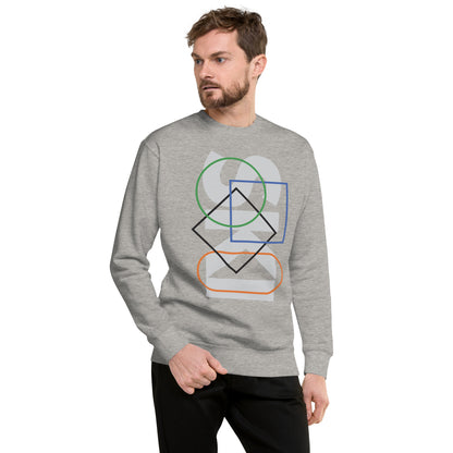 CS0044 - 01005 - SKI Icons Outlined Unisex Premium Sweatshirt